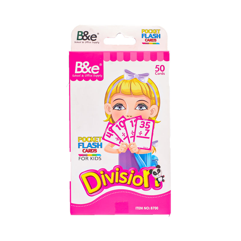 B And E Pocket Flash Cards Division