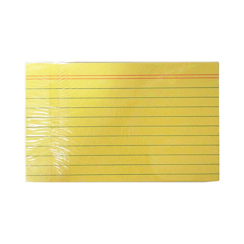 Ebest Index Card Colored 3x5 100's Light Yellow