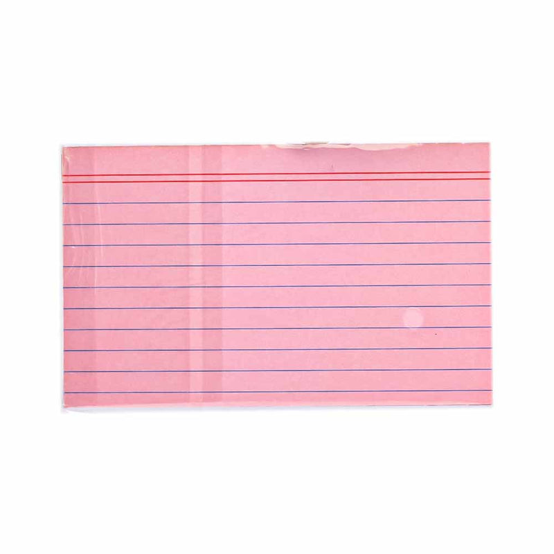 E Best Index Card Colored Light Pink 25's