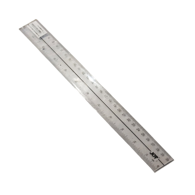 Joy Transparent Hard Plastic Ruler 12inch