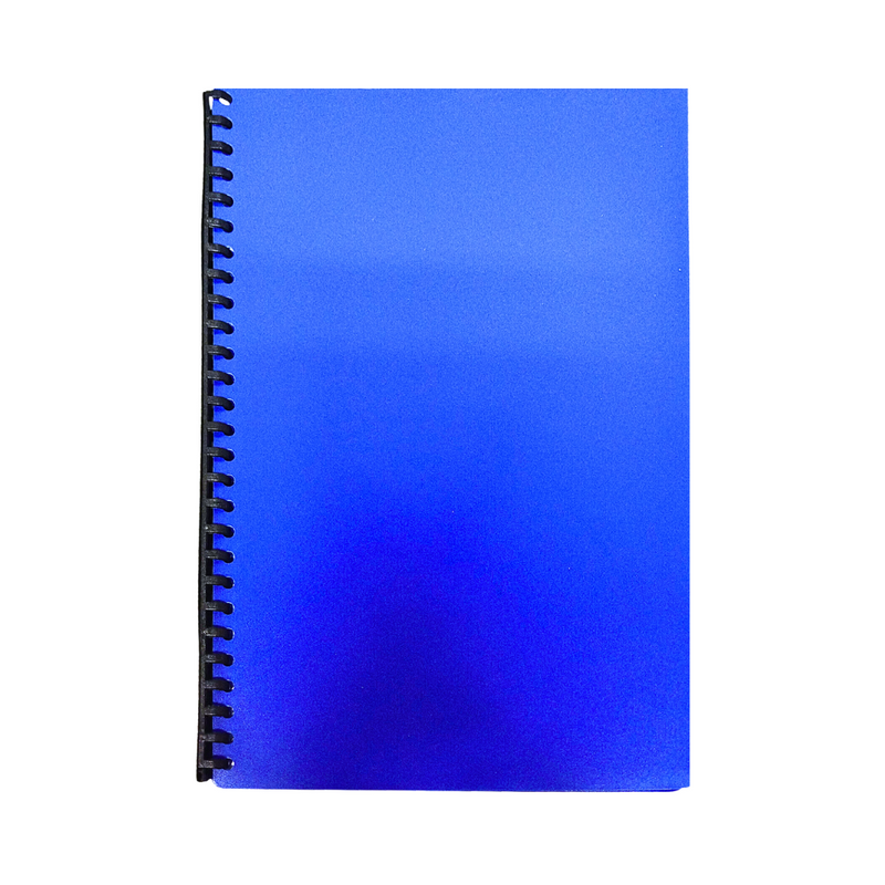 Joy Refillable Clearbook Plain Blue Long