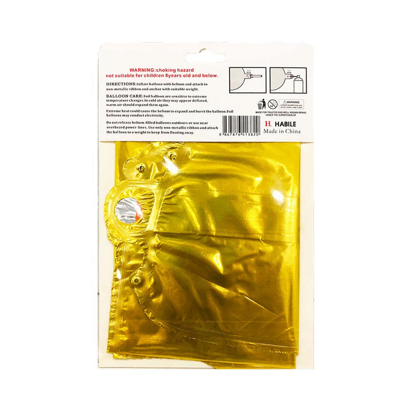 Habile Letter Foil Balloon Gold 17in