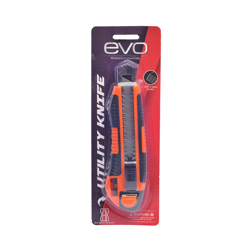 Evo Cutter With Extra Blades With Sharpener