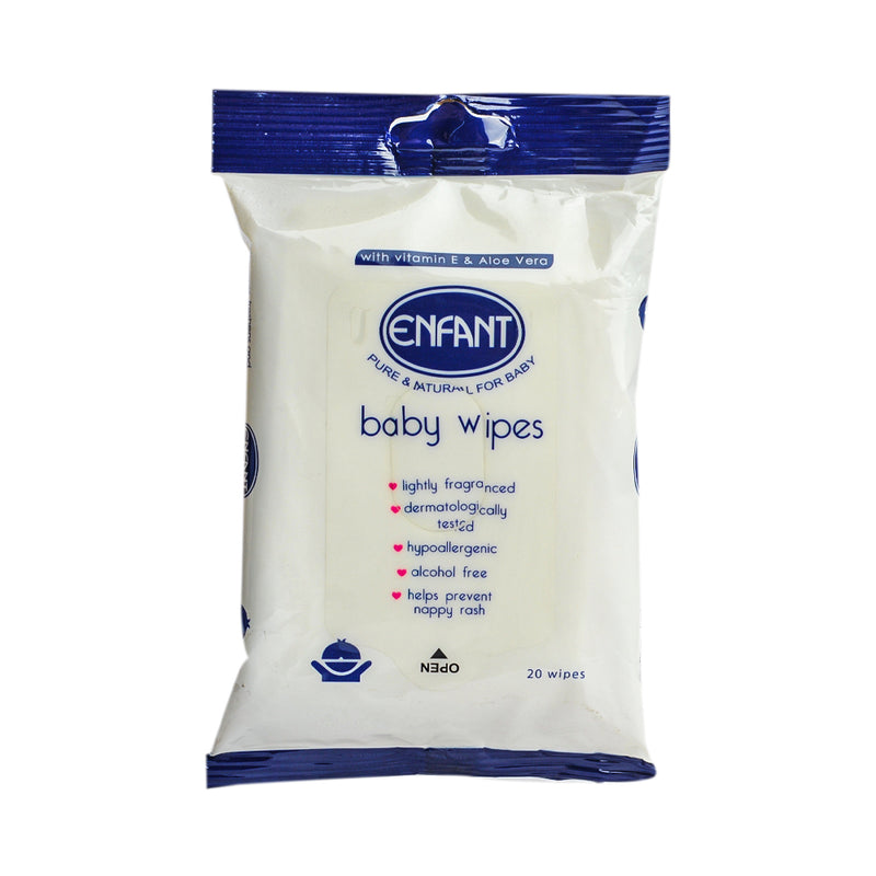 Enfant Baby Wipes 20's