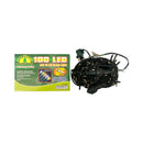 Fuji Bright 100 LED Steady String Light With 10 Strobes & End Connector Green Wire Warm White 8.5m