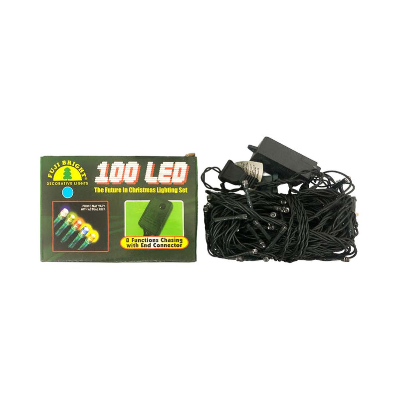 Fuji Bright 100 LED Chasing String Light With 8 Function & End Connector 8.3m