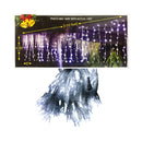 Fuji Bright 200 LED Steady Curtain Light With 20 Strobes & End Connector Clear Wire 3m