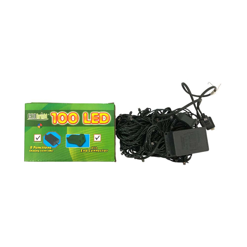 Eco Bright 100 LED Chasing String Light With End Connector 7m