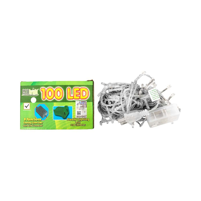 Eco Bright 100 LED Chasing String Light With End Connector 7m