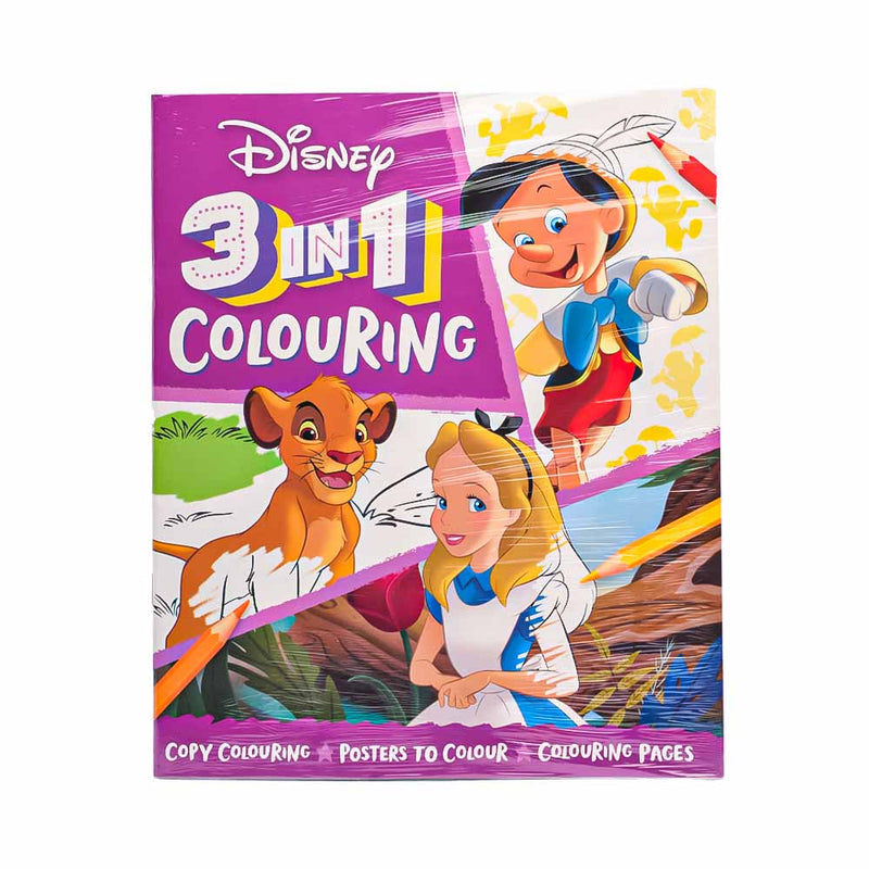 Learning Is Fun Disney 3in1 Coloring Disney