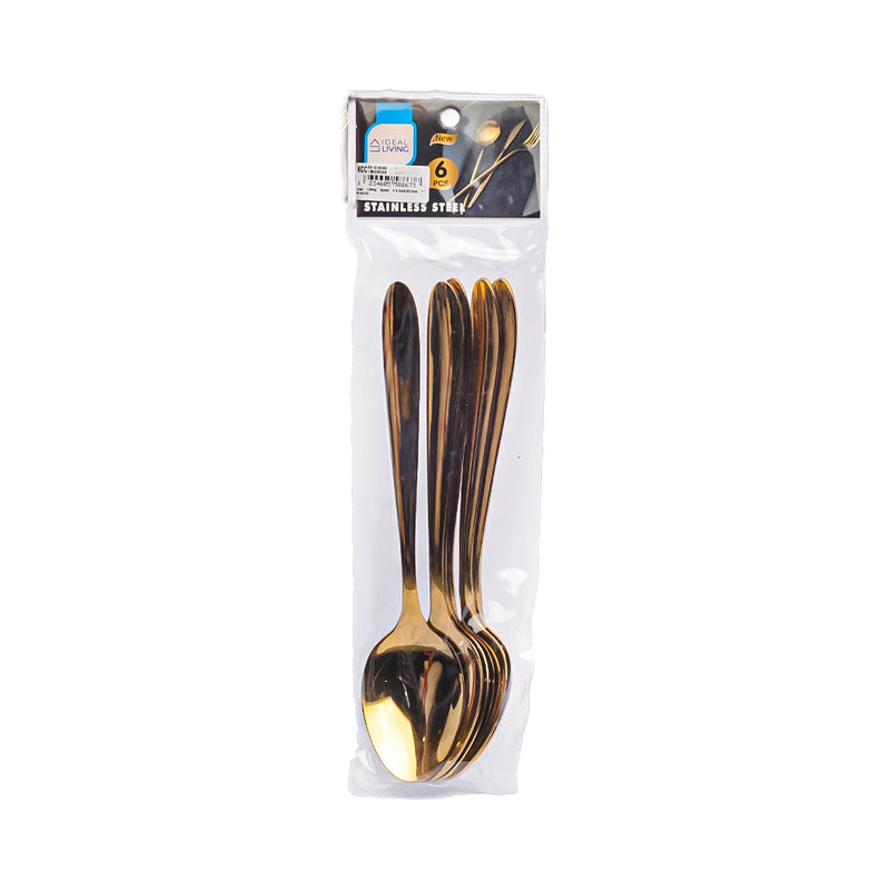 Ideal Living Spoon Gold 201mm 6's