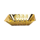 Ideal Living Square Serving Plate Gold