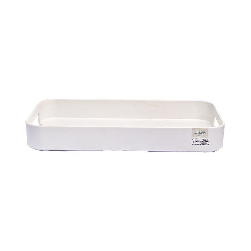 Ideal Living Serving Tray White Small