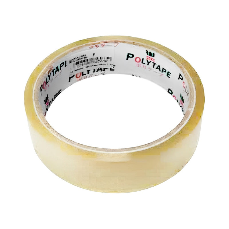 Poly Stationery Tape Transparent 1in x 30m