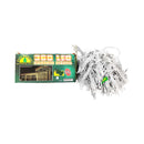 Fuji Bright 360 LED Steady Curtain Light With End Connector Clear Wire White 5.8m