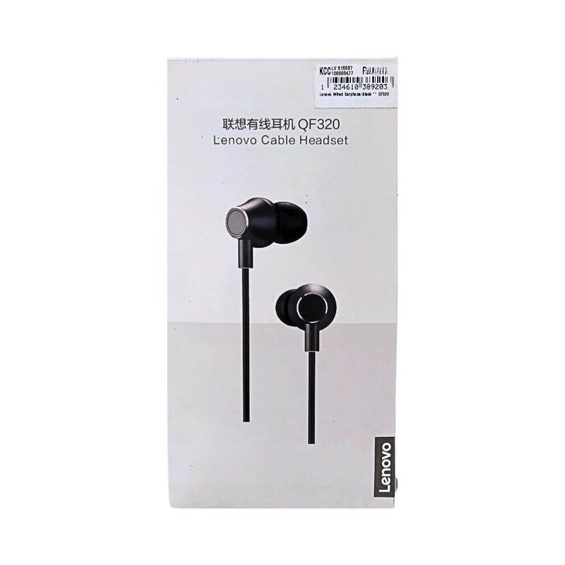 Lenovo Wired Earphone Black QF320