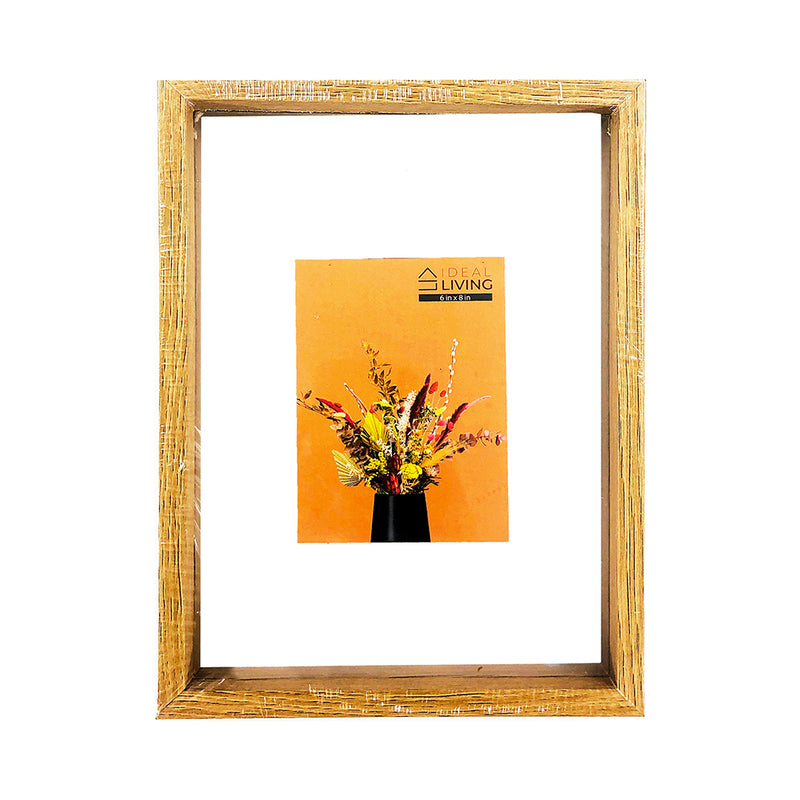 Ideal Living Double Sided Glass Frame 6 x 8in