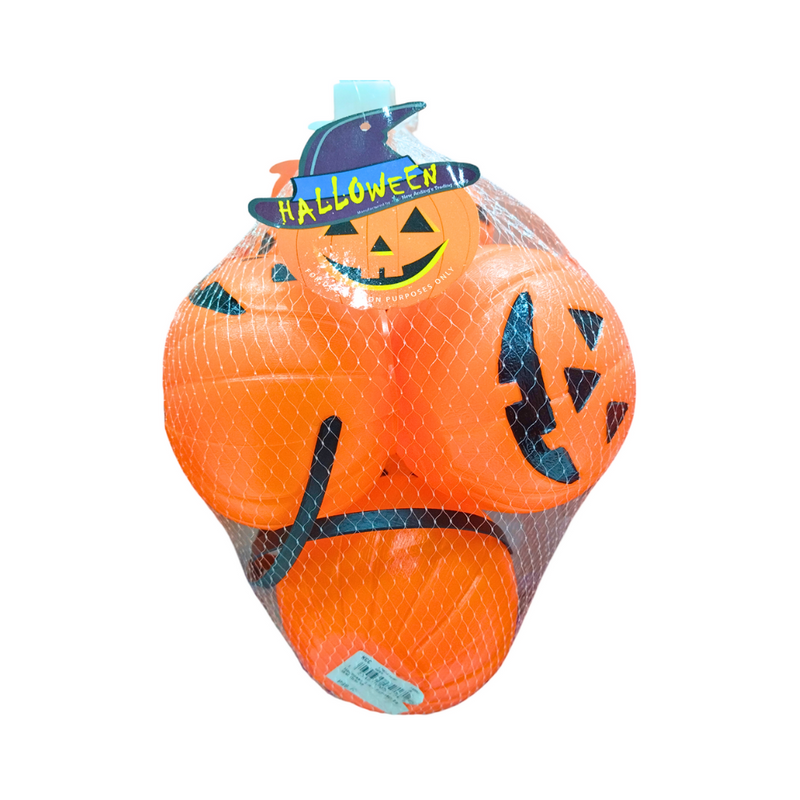 Halloween Pumpkin Basket Orange 3 In 1