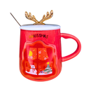 Ideal Living Mug With Cover And Spoon 380ml