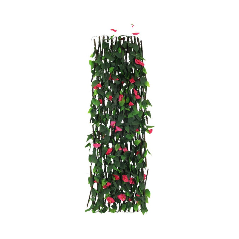 Ideal Living Wooden Fence With Flower 1.2m