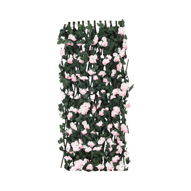 Ideal Living Wooden Fence With Flower 1.2m