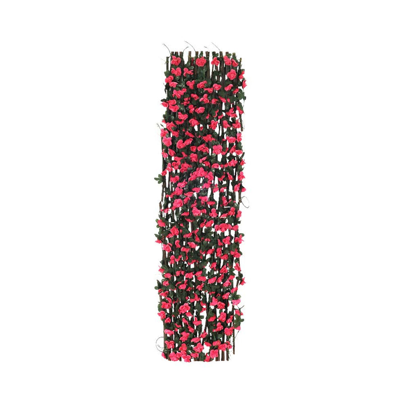 Ideal Living Wooden Fence With Flower 1.2m