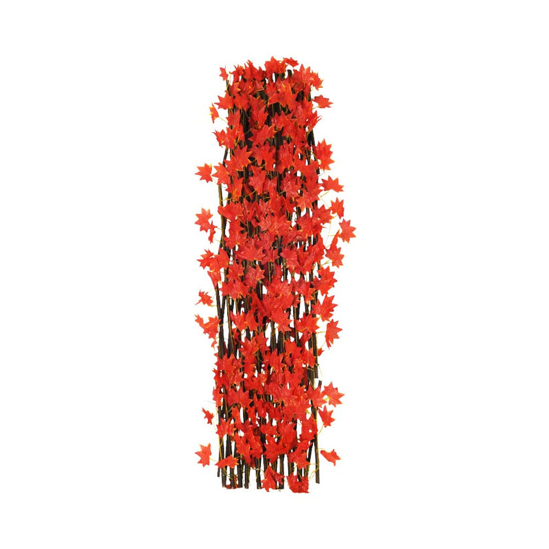 Ideal Living Wooden Fence With Leaves 1.2m
