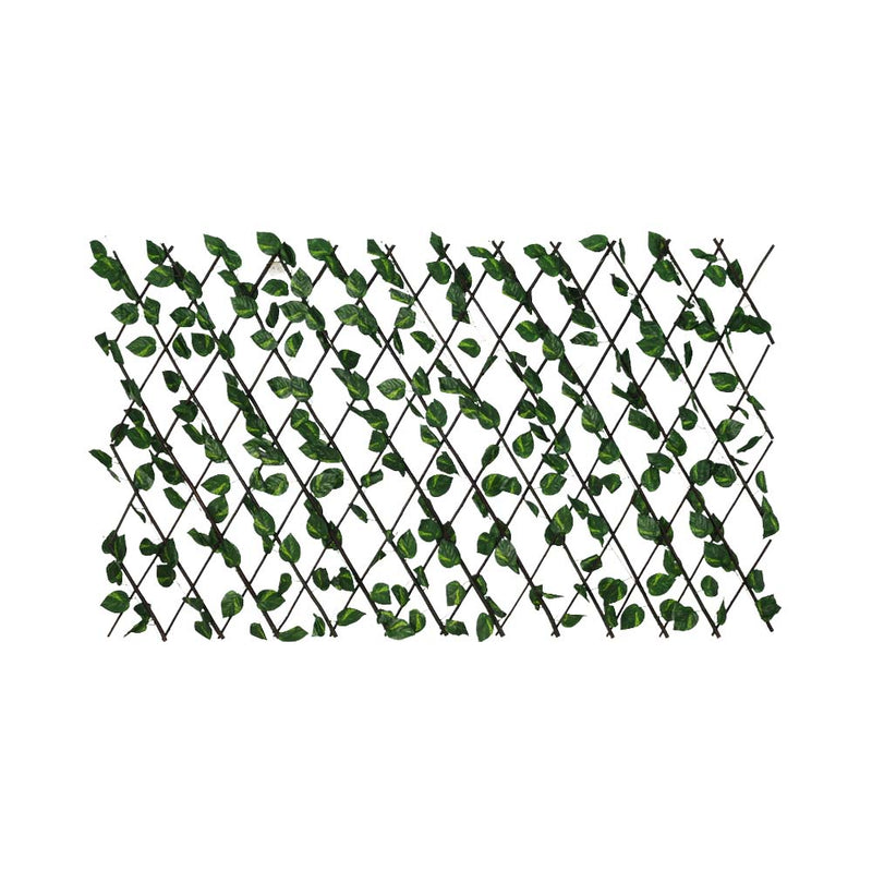 Ideal Living Wooden Fence With Leaves 1.2m