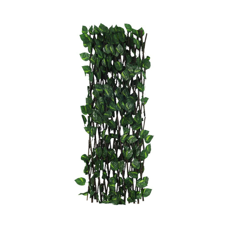 Ideal Living Wooden Fence With Leaves 1.2m