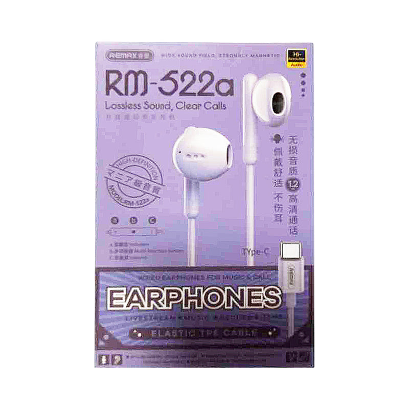 Remax Wired Earphone Blue