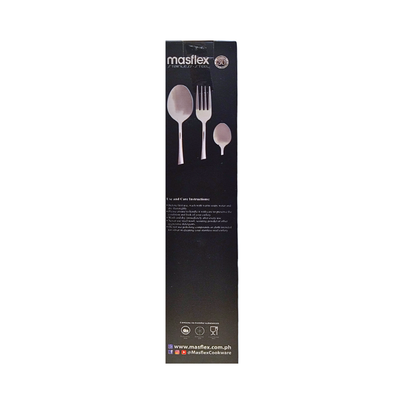 Masflex Elvira Stainless Steel Cutlery Set 12's