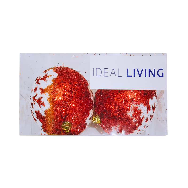 Ideal Living Decorative Christmas Ball 2In1 10cm