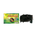 Fuji Bright 100 Led String Light With Strobe Candle Green Wire Warm White 8.5m
