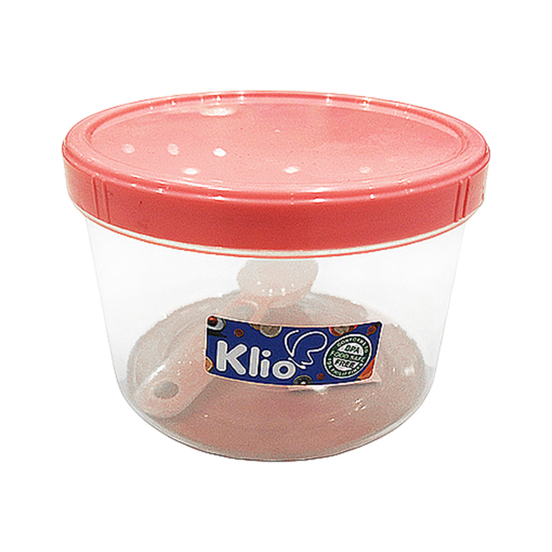 Klio Canister Light Pink 600ml