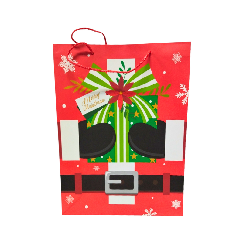 2A Coated Paper Bag Christmas Large