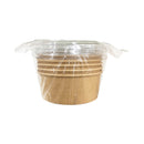 Happy Lea's Paper Kraft Salad Bowl With Lid 750ml x 5's