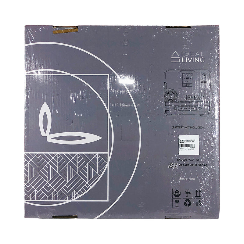 Ideal Living Wall Clock 12in