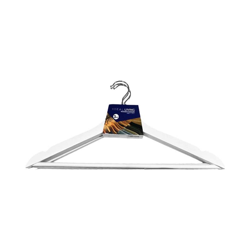 Ideal Living 3in1 Wooden Hanger