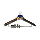 Ideal Living 3in1 Wooden Pants Hanger