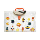 Bookworm Expanding Snap Envelope With Handle Printed