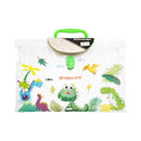 Bookworm Expanding Snap Envelope With Handle Printed