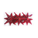 Ideal Living Glitter Star Christmas Ornaments 3's