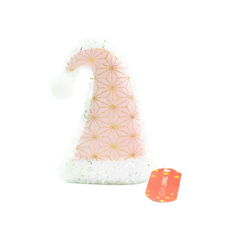 Ideal Living Christmas Santa Hat Ornament