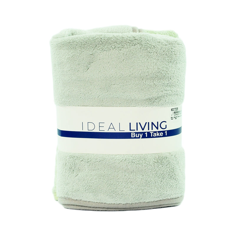 Ideal Living Plain Fleece Hand Towel 2's