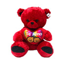 Stuffed Toys Bear With Heart Red 50cm