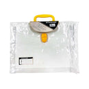 Bookworm Clear Plastic Expanding Envelope With Handle