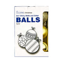 Ideal Living Christmas Balls 5cm 6's