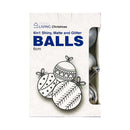 Ideal Living Christmas Balls 6cm 6's