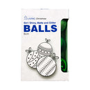 Ideal Living Christmas Balls 6cm 6's