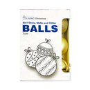 Ideal Living Christmas Balls 7cm 6's